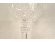 6 Saint-Louis cut crystal aperitif white wine glasses, Tommy model, 20th century