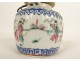 Chinese porcelain teapot mandarin servant characters Tongzhi 19th century