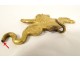 Miniature hook photo frame gilded brass Pegasus seahorse 19th century