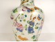 Bayeux porcelain baluster vase Chinese characters dragons butterflies 19th century