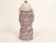 Bayeux porcelain bottle with seated Chinese mandarin character Langlois 19th century