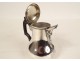 Small solid silver jug Minerva goldsmith Boyer-Callot monogram 19th century