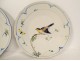 Pair of earthenware plates Large Birds Staircase Crystal Dammouse Laurin 19th