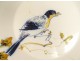 Pair of earthenware plates Large Birds Staircase Crystal Dammouse Laurin 19th