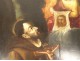 HSP painting Vision St Francis Seated ecstasy shroud Mary Magdalene XVIIth