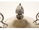 Mustard pot 4 salt cellars piedouche solid silver Vieillard Restoration 19th century