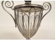 Mustard pot 4 salt cellars piedouche solid silver Vieillard Restoration 19th century