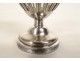 Mustard pot 4 salt cellars piedouche solid silver Vieillard Restoration 19th century