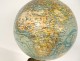 Terrestrial globe world map Geographer J. Forest 17-19 rue Buci Paris XXème