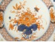 Chinese porcelain saucer Imari garden butterflies Qianlong China XVIIIth century