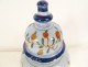 Covered pot Delft earthenware portrait William Orange princess bird 1773