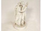 Sculpture biscuit Manufacture Nast baiser Psyché Amour Cupidon XIXè siècle