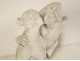 Biscuit sculpture Manufacture Nast kiss Psyche Love Cupid 19th century