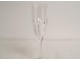 8 Saint-Louis cut crystal champagne flutes, Bristol model, 20th century