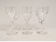 8 Saint-Louis cut crystal champagne flutes, Bristol model, 20th century