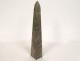 Decorative obelisk in blue resin, 20th century