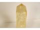 Decorative obelisk in blue resin, 20th century