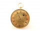 18 carat solid gold rooster pocket watch with eagle head PB 40.03gr 19th century