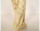 Ivory sculpture Virgin and Child Jesus crowned Parisian Ossant Paris 19th century