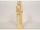 Ivory sculpture Virgin and Child Jesus crowned Parisian Ossant Paris 19th century