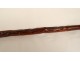 Makila Basque walking stick Medlar horn leather handle Fayet 20th century