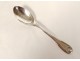 Silver porridge spoon Fermiers Généraux Paris shell 26gr XVIIIth