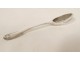 Silver porridge spoon Fermiers Généraux Paris shell 26gr XVIIIth