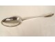 Silver pot spoon Farmers General Rennes Chastel Rouvraye Viscount 18th