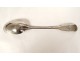 Silver stew spoon Farmers General of Loynes de Goyon Hurlières 18th century