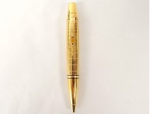 Montblanc Bohème Citrine ballpoint pen in gold-plated metal 20th century