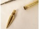 Montblanc Bohème Citrine ballpoint pen in gold-plated metal 20th century