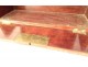 Glove box marquetry rosewood gilded brass Napoleon III 19th century