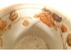 Kutani porcelain brush pot Japan bamboo insects butterflies late 19th century