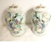 Pair of covered pots, Chinese porcelain, women&#39;s poems, late 19th century