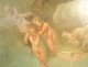 HSP painting Baptism of Christ Jesus Saint John the Baptist cherubs late 18th century