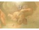 HSP painting Baptism of Christ Jesus Saint John the Baptist cherubs late 18th century