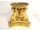 Pair of centerpiece cups signed Thomire gilded bronze cherubs crystal 19th century