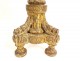 Church candlestick candelabra carved gilded wood 18th century