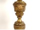 Church candlestick candelabra carved gilded wood 18th century