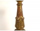 Church candlestick candelabra carved gilded wood 18th century