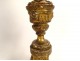 Church candlestick candelabra carved gilded wood 18th century