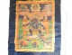 Tibetan Thangka Buddhist painting Mahakala 6 arms Dharmapala Tibet 18th