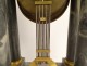 Portico clock regulator columns gray marble Leroy Paris Empire XIXth