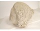 White stone statue head sculpture Haute Epoque 16th 17th century