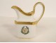 Selfish child&#39;s tea and coffee service, Paris porcelain, coat of arms, 19th century