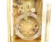 Gilded bronze travel officer&#39;s clock Ch. Oudin Palais Royal Paris 19th century