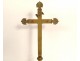 Altar crucifix Christ cross bronze palmettes 18th century