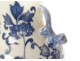 Pair of Chinese porcelain baluster vases, white and blue, peonies, Chenghua, 20th century