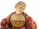 Neapolitan santon polychrome terracotta woman nativity scene sculpture 18th century