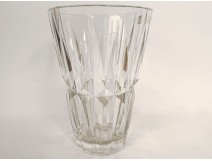 Saint-Louis France cut crystal vase Camaret model 20th century